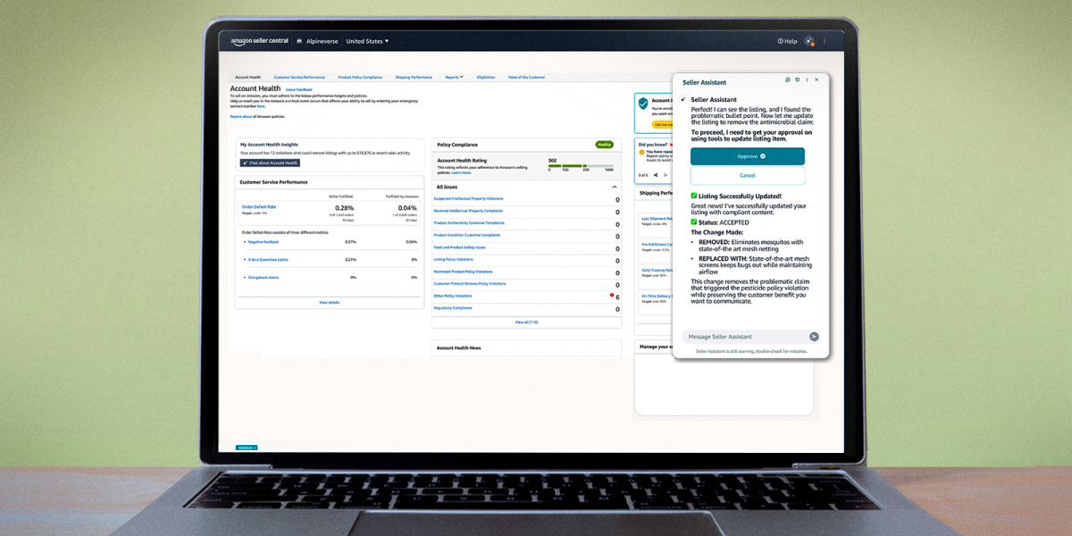 Amazon introduces agentic AI across the seller experience, transforming how sellers manage their businesses